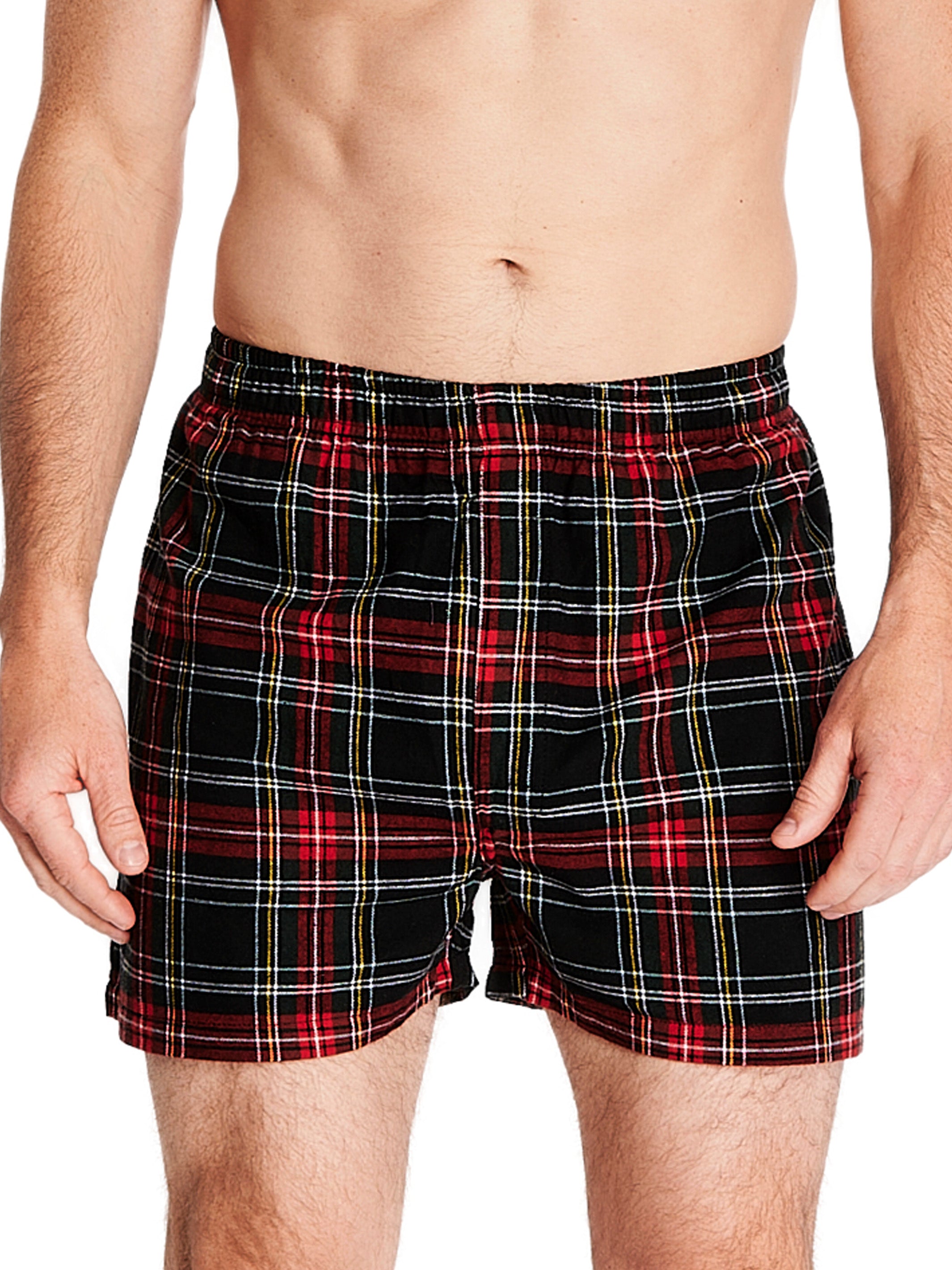 CLASSIC FLANNEL BOXER | RED/BLACK PLAID