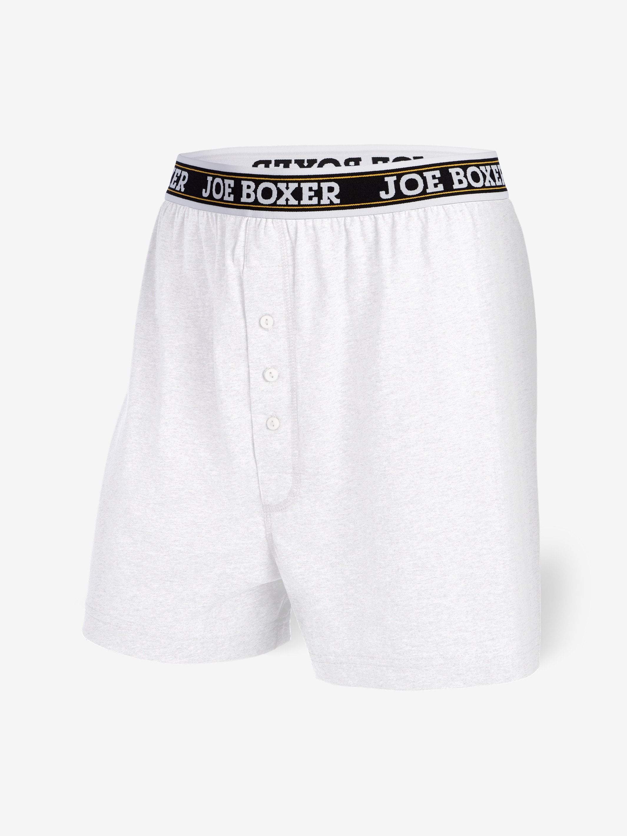 Joe Boxer Checkered Cotton Knit Boxers, 2 Pack