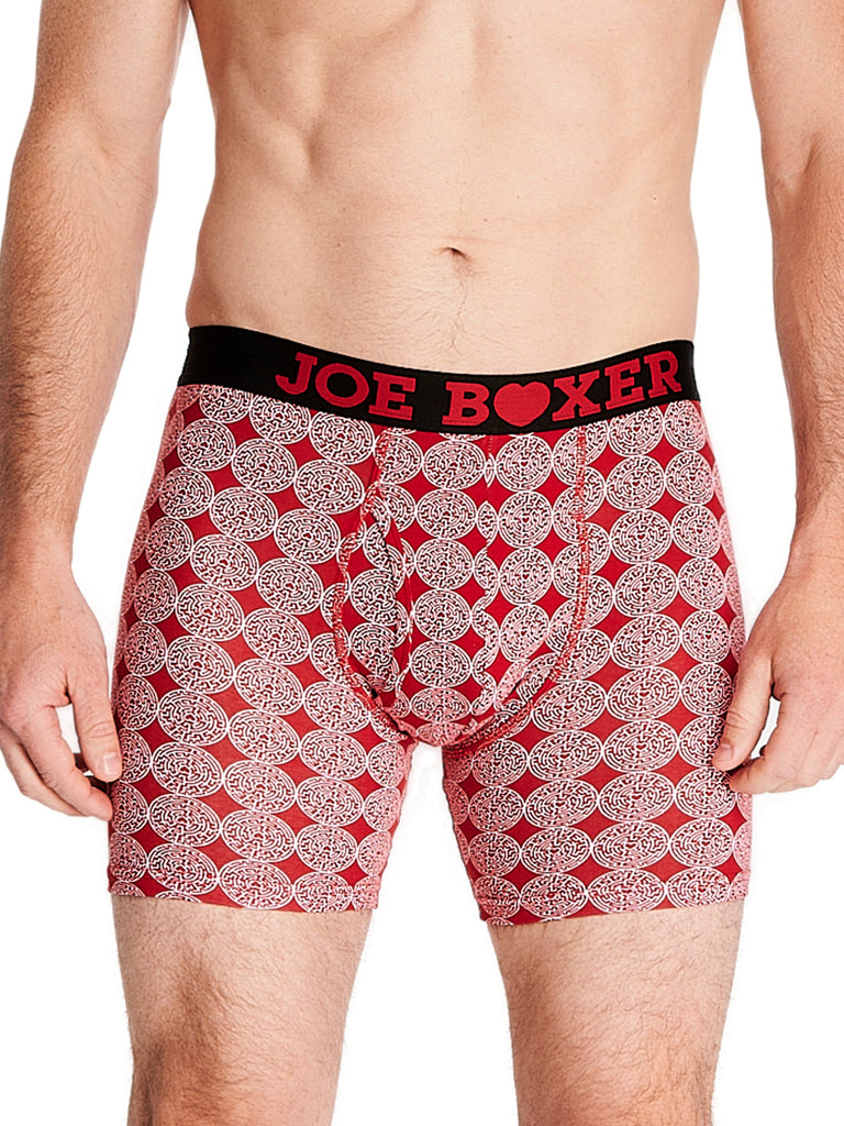 Way to Celebrate! Men's Valentines Day Boxers Red Shorts Hearts Size 2XL  (50-52)