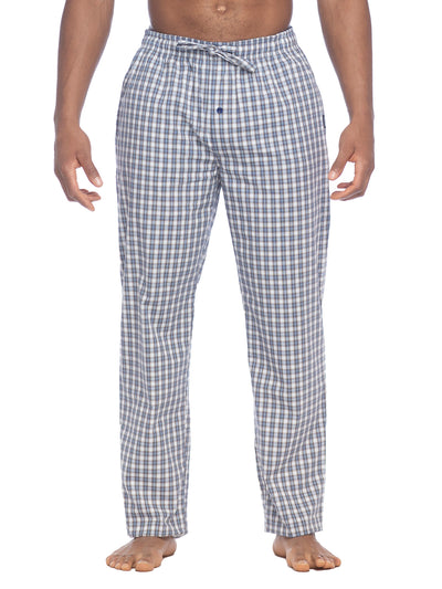 YUSHOW 2 Pack Mens Flannel Pajamas Pants Cotton Buffalo Plaid Pjs