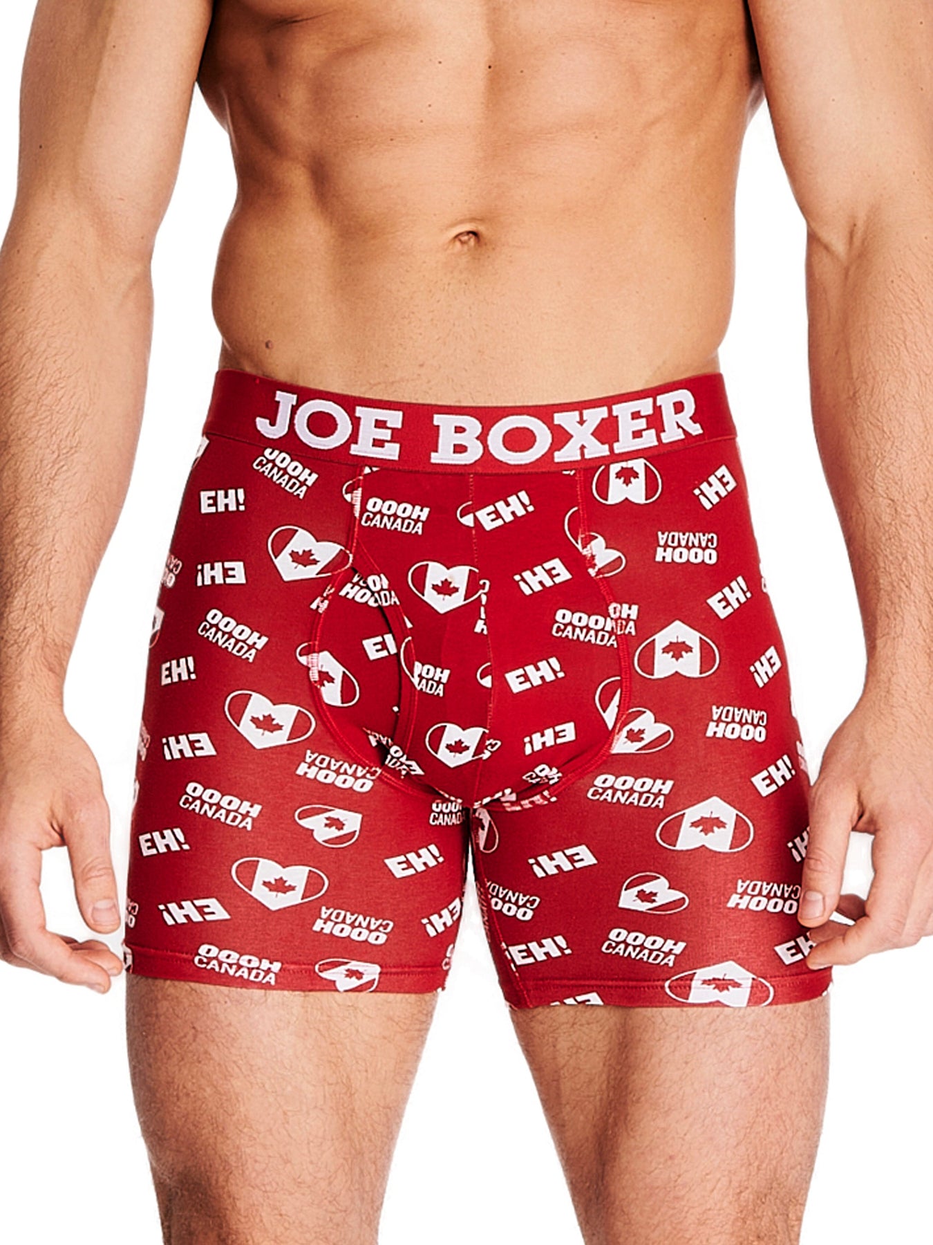Intimo Mens Allover Hearts Pattern Soft Velour Boxer Underwear (SM) 