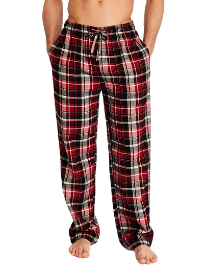 Straight Printed Flannel Pajama Pants for Boys