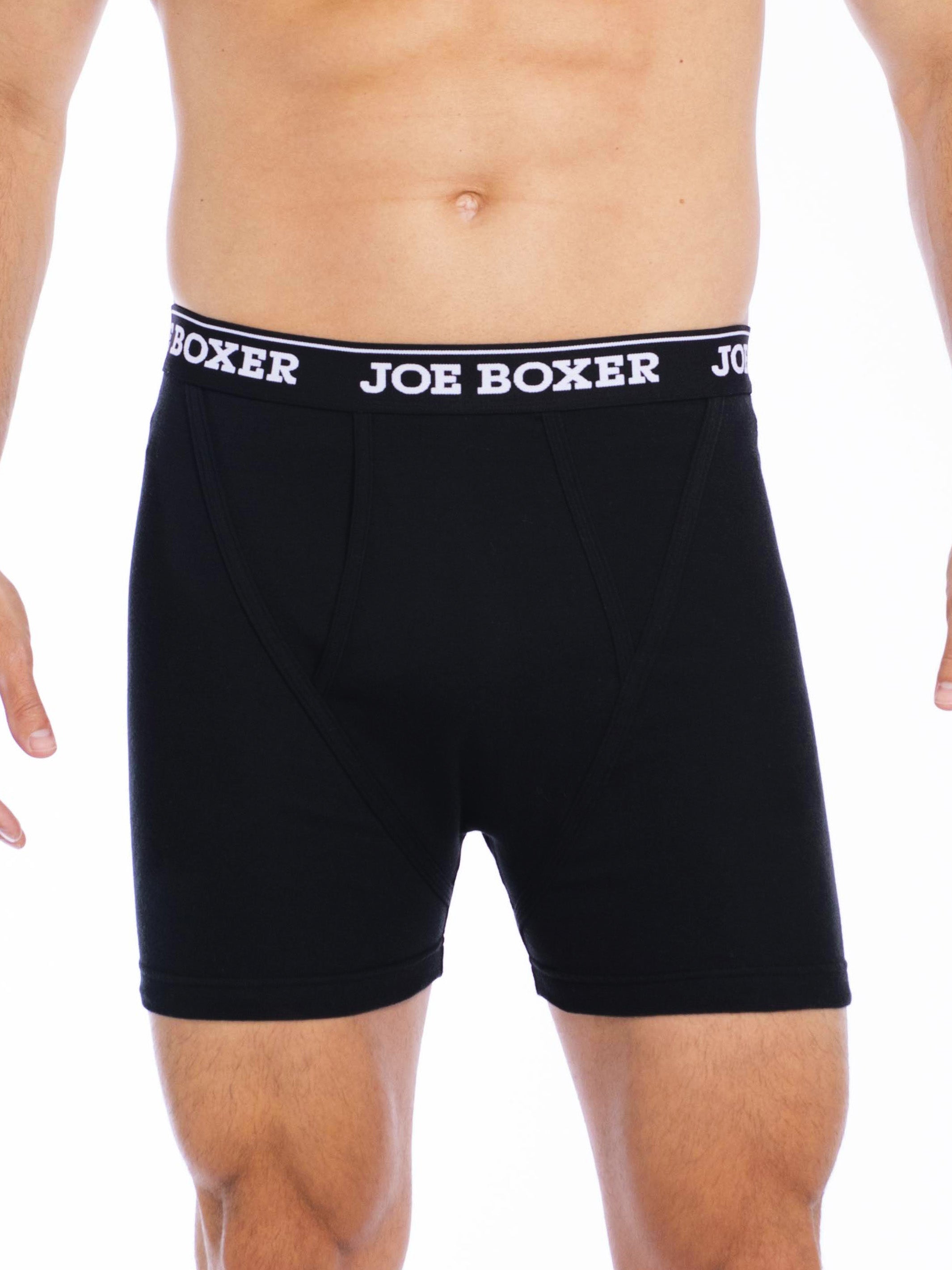 3-Pack 18-Hour Jersey Boxer Briefs True Black