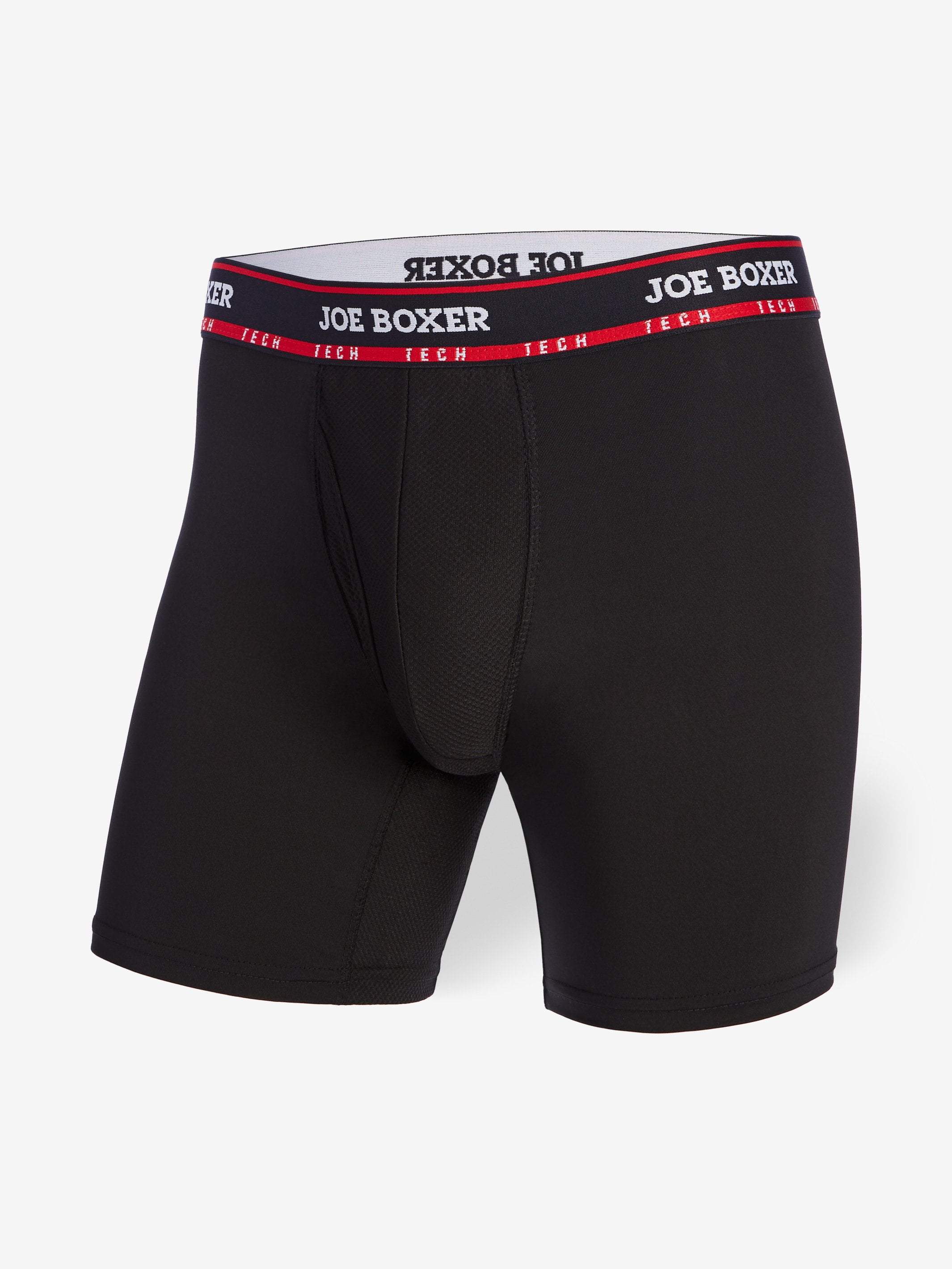 Athletic Works Men's Boxer Briefs Underwear, 3 Pack 