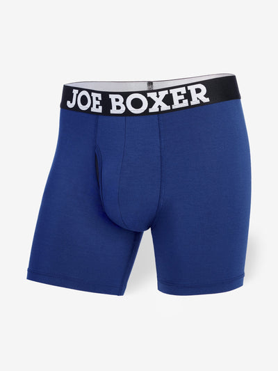 Jockey Men's Underwear Sport Silver Cotton Stretch 9 Long Leg Boxer Brief,  Blue Jay, S at  Men's Clothing store
