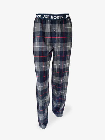 CLASSIC FLANNEL PANT | NAVY WHITE AND GREY PLAID